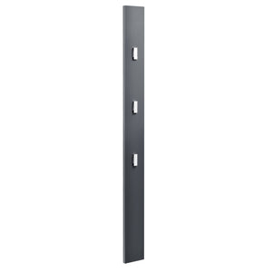 Klädhängare med 3 utfällbara krokar 170x15x2,5cm högglans [en.casa] välj modell