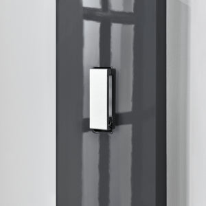 Klädhängare med 3 utfällbara krokar 170x15x2,5cm högglans [en.casa] välj modell