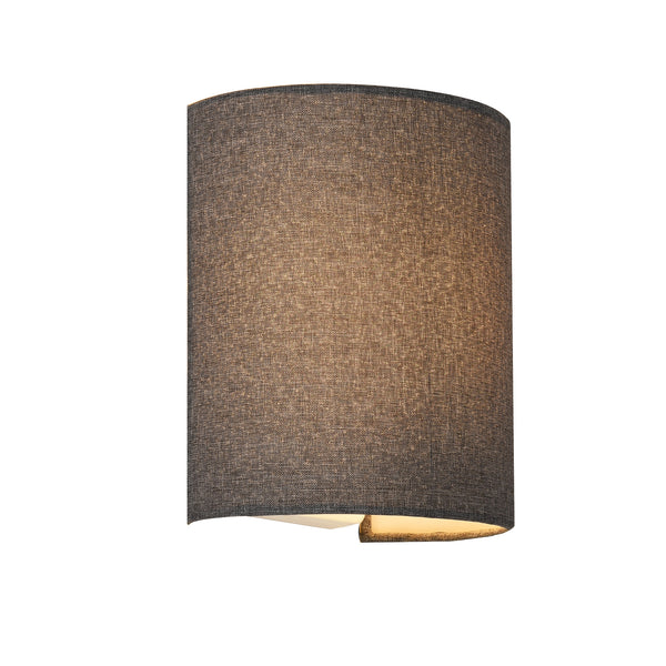Vägglampa Bryssel grå set om 2 / 3 [lux.pro] 
