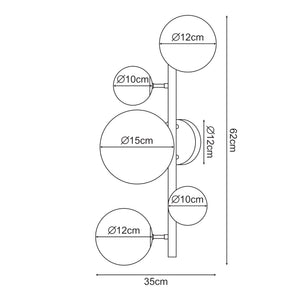 Vägglampa Makkor [lux.pro]