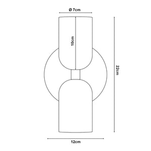 Vägglampa Trorlos [lux.pro]