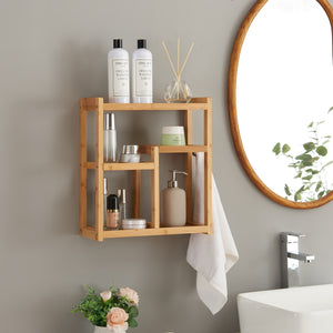 Badrumshylla Höör 42x37x17 cm bambu [en.casa] - premiumXL