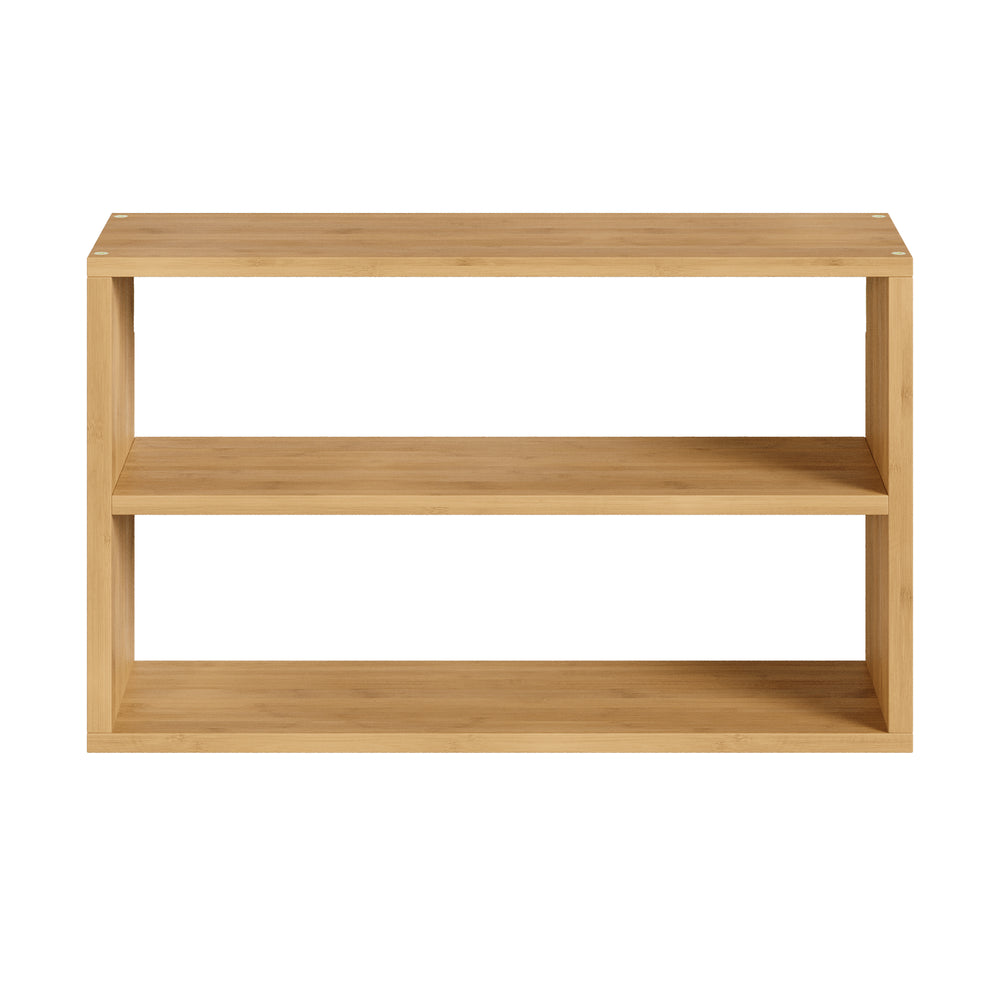 Vägghylla Gol 50x15x30 cm bambu [en.casa]