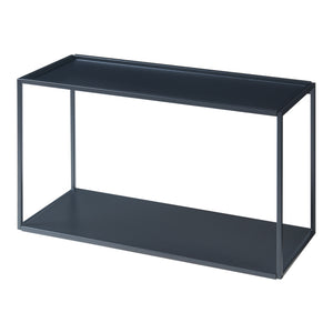 Vägghylla Notodden Svart Stål [en.casa]