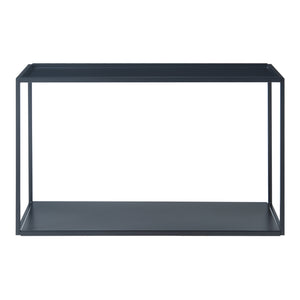 Vägghylla Notodden Svart Stål [en.casa]