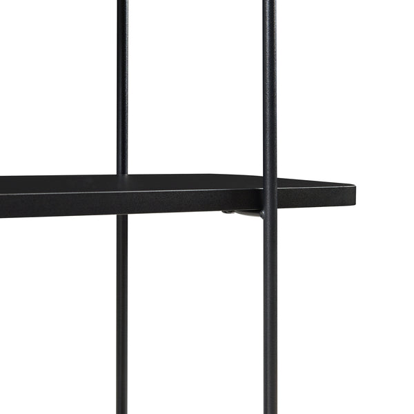 Vägghylla Østfold 100x80x21 cm stål [en.casa]