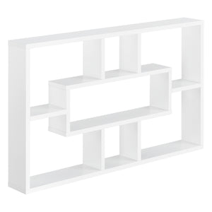 Vägghylla Qinngua med 7 fack 77x10x48cm [en.casa] välj modell