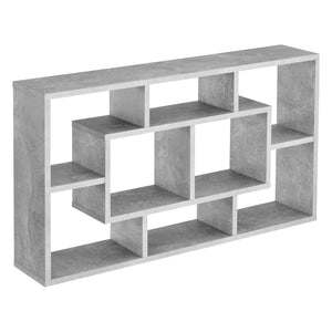 Vägghylla Saputit med 8 fack 85x16x48cm [en.casa] välj modell