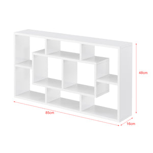 Vägghylla Saputit med 8 fack 85x16x48cm [en.casa] välj modell