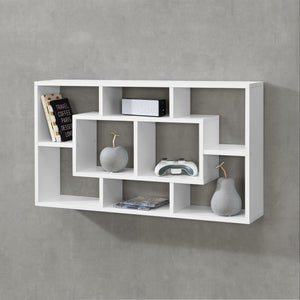 Vägghylla Saputit med 8 fack 85x16x48cm [en.casa] välj modell