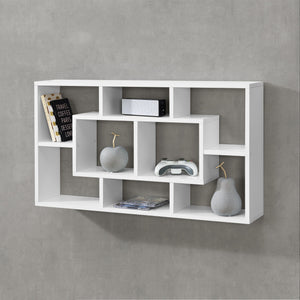 Vägghylla Saputit med 8 fack 85x16x48cm [en.casa] välj modell