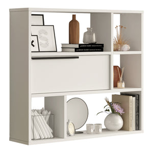 Väggmonterad hylla Vesanto 90x22x81 cm [en.casa]