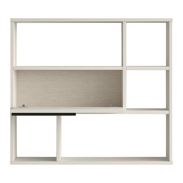 Väggmonterad hylla Vesanto 90x22x81 cm [en.casa]