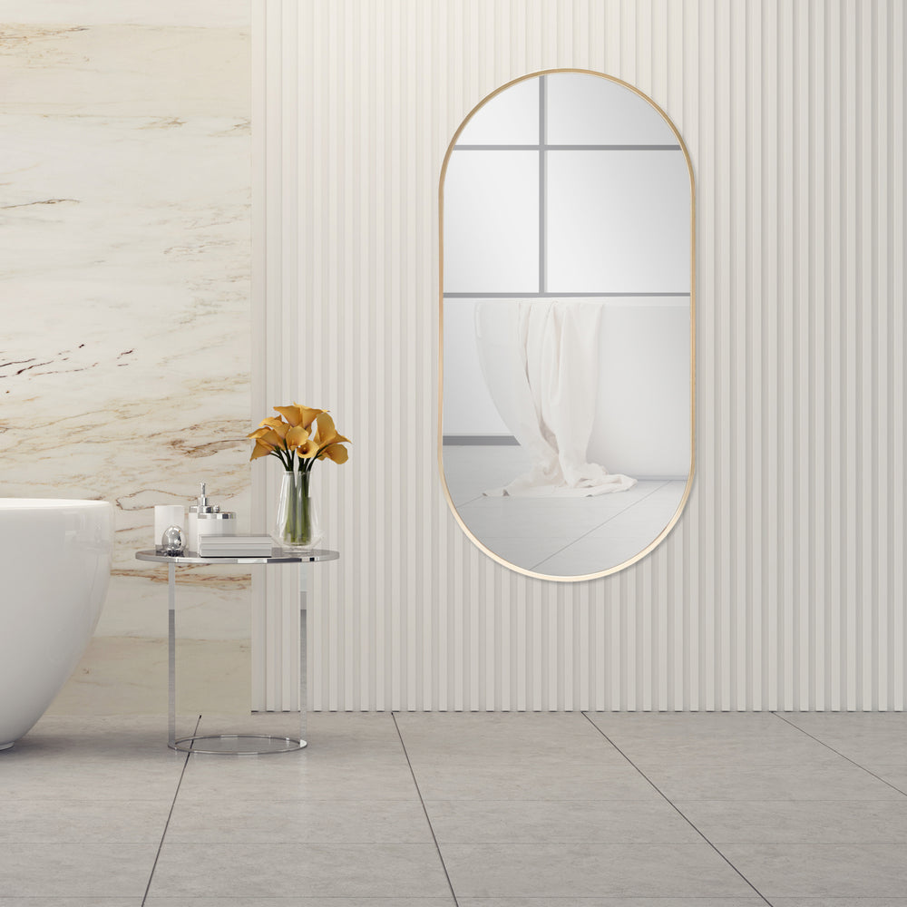 Väggspegel Corato 40x80cm olika färger [en.casa] - premiumXL