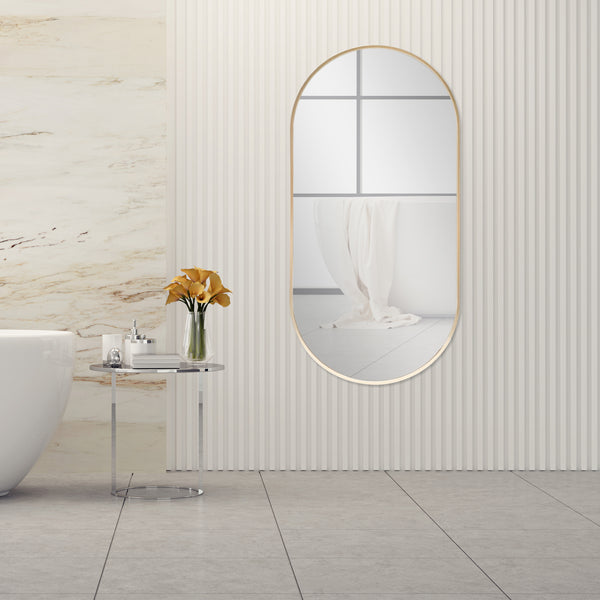 Väggspegel Corato 40x80 cm oval [en.casa] välj modell