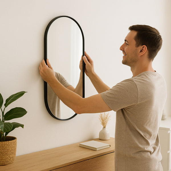 Väggspegel Picciano oval [en.casa] välj modell