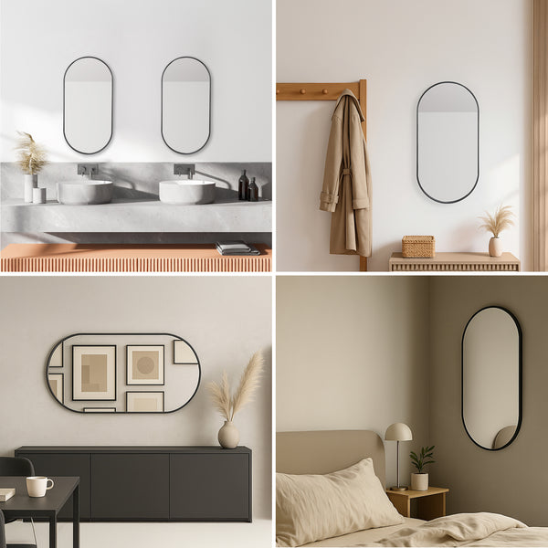 Väggspegel Picciano oval [en.casa] välj modell