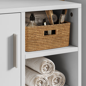 Tvättställsskåp Kulaik 51x60x32 cm Vitt [en.casa]