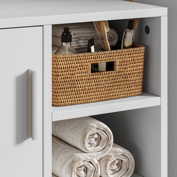 Tvättställsskåp Kulaik 51x60x32 cm Vitt [en.casa]