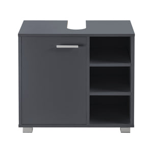 Tvättställsunderskåp Narvik med dörr och 3 hyllplan 55,6x60x31cm [en.casa] välj modell