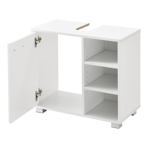 Tvättställsunderskåp Narvik med dörr och 3 hyllplan 55,6x60x31cm [en.casa] välj modell