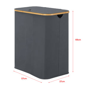 Tvättkorg Rusko 140L i olika färger [en.casa]
