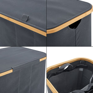 Tvättkorg Rusko 140L i olika färger [en.casa]