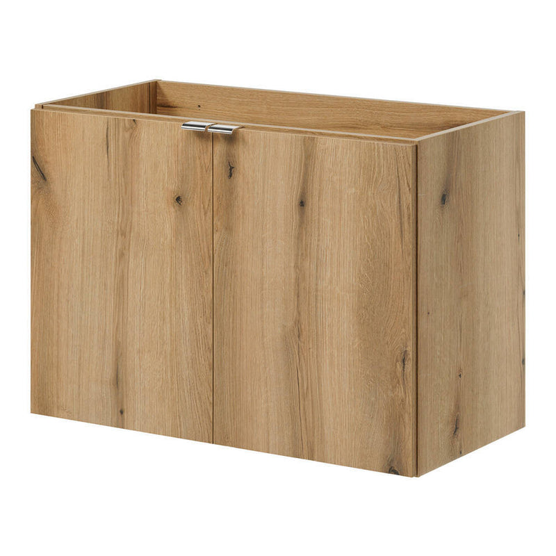 Måttskiss Tvättställ Skelbolu med dörrar 80x71x40 cm [en.casa]