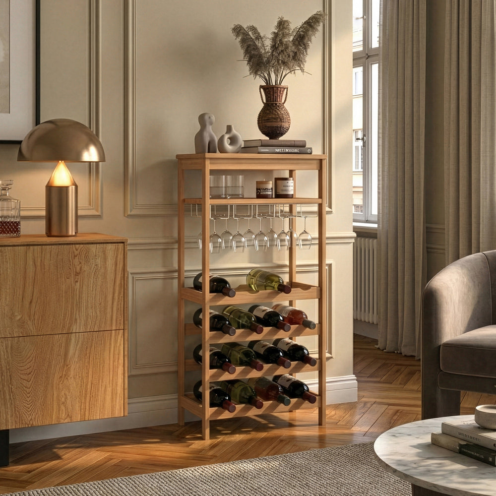 Vinhylla Fillby 100x47x29 cm Bambus Natur [en.casa]