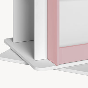 Roterbart barnhylla Vipsali 108x40x40 cm [en.casa]