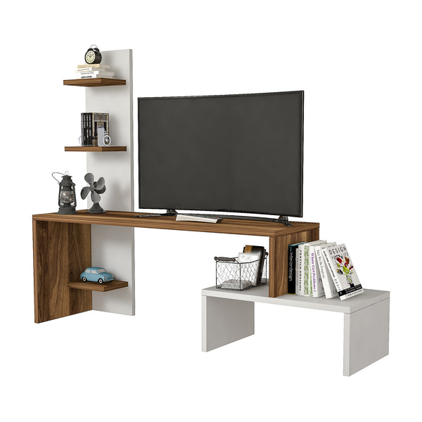 TV-bord Hörby med hylla [en.casa]