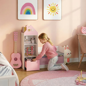 Barnstolsbänk med hylla Vipsali [en.casa]
