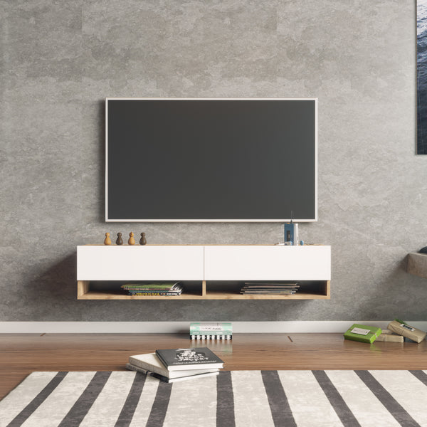 TV-bord Laitila i olika storlekar och färger [en.casa]