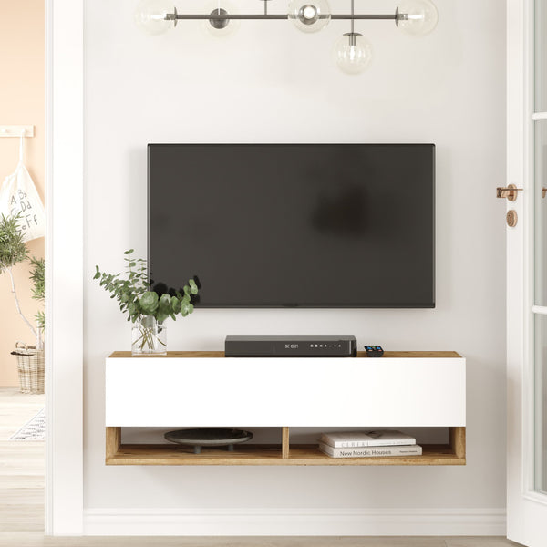 TV-bord Laitila i olika storlekar och färger [en.casa]