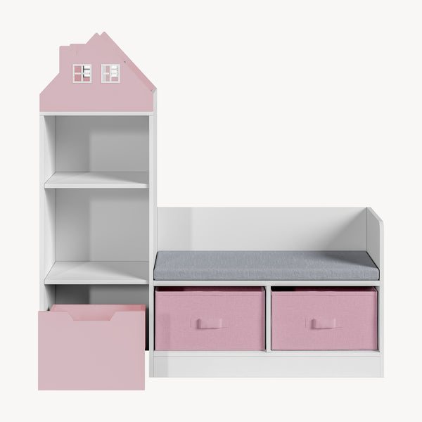 Barnstolsbänk med hylla Vipsali [en.casa]