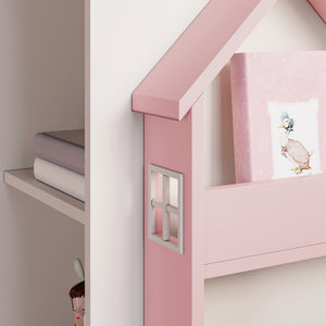 Roterbart barnhylla Vipsali 108x40x40 cm [en.casa]