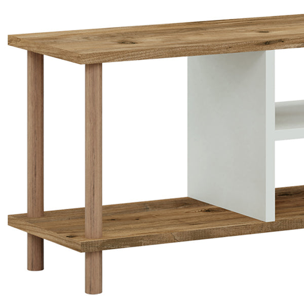 TV-bord Ærøskøbing med 2 hyllplan 43x120x29 cm olika färger [en.casa]