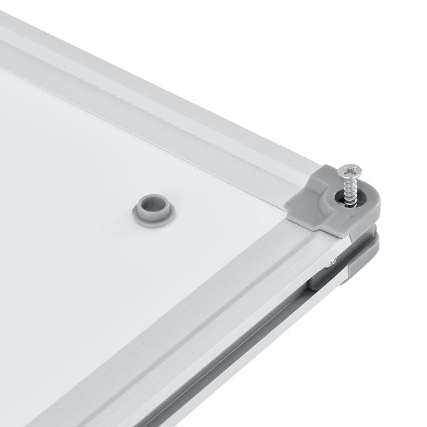 Magnetisk whiteboardtavla vit med aluminium ram metall [pro.tec]