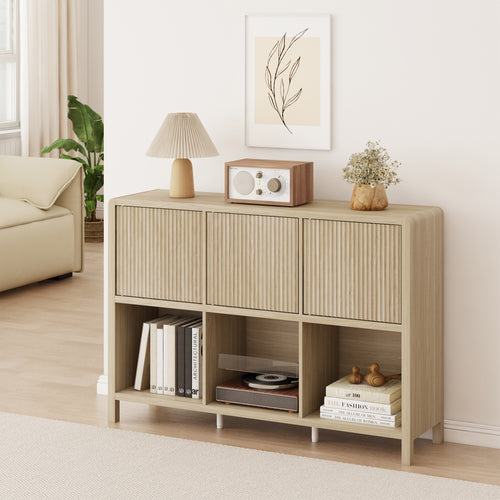 Sideboard Lukkodso med dörrar och fack [en.casa]