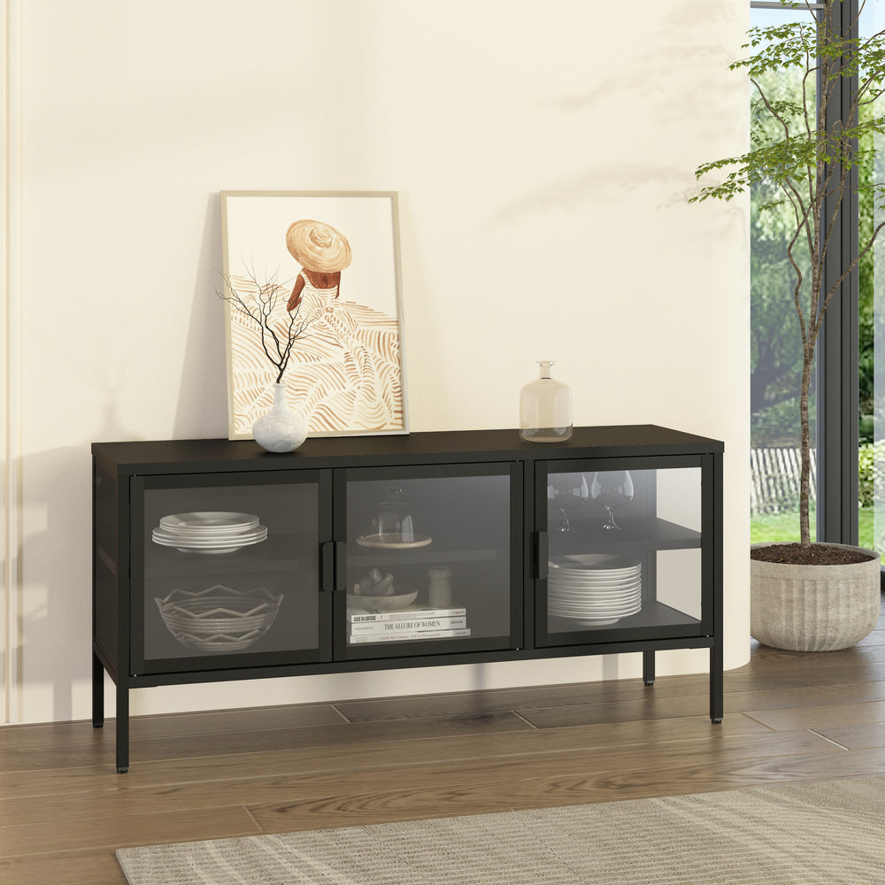Vitrinskåp-Sideboard Borshavisa [en.casa]