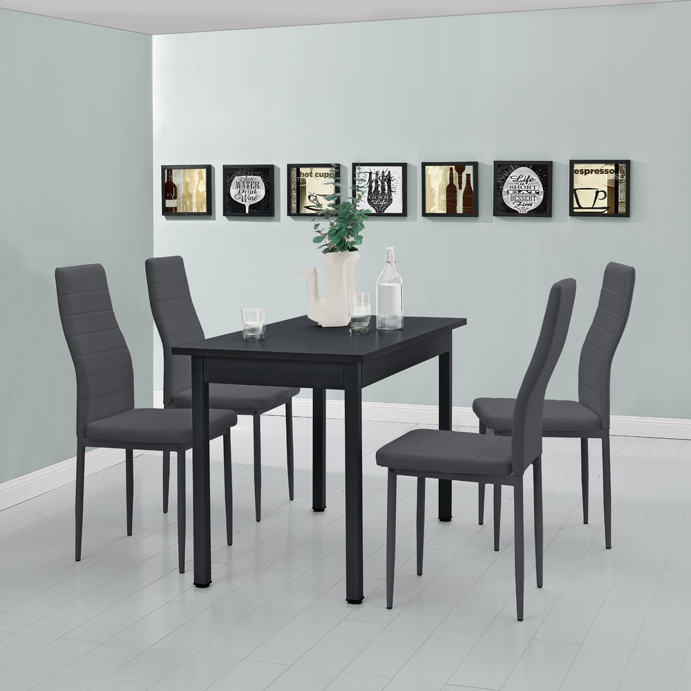 Matgrupp Jørpeland (set, 5 delar) 120x60 cm olika färger [en.casa] - premiumXL