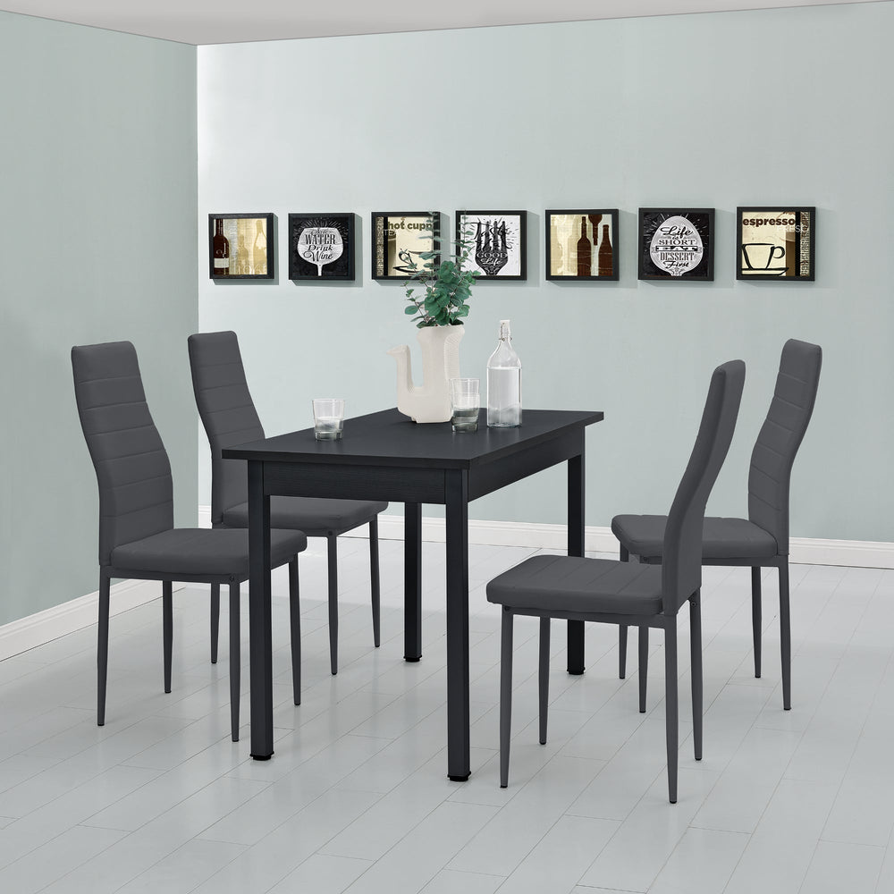 Matgrupp Jørpeland (set, 5 delar) 120x60 cm olika färger [en.casa] - premiumXL