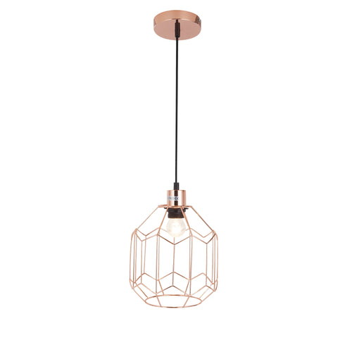 Stilig taklampa - koppar 