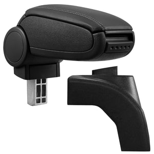 Mittenarmstöd VW Golf 6 Scirocco med förvaringsfack i olika utföranden Svart pro.tec - premiumXL