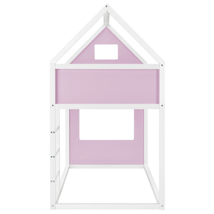 Våningssängstomme Wilma hussäng furu 200x90cm [en.casa] välj modell