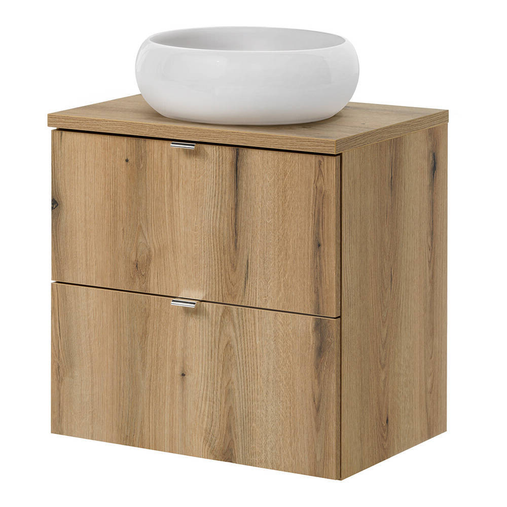 Tvättställ Skelbolu med lådor 60x72x40 cm [en.casa]